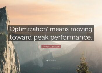Steven J. Bowen Quote: “Optimization’ means moving toward peak ...